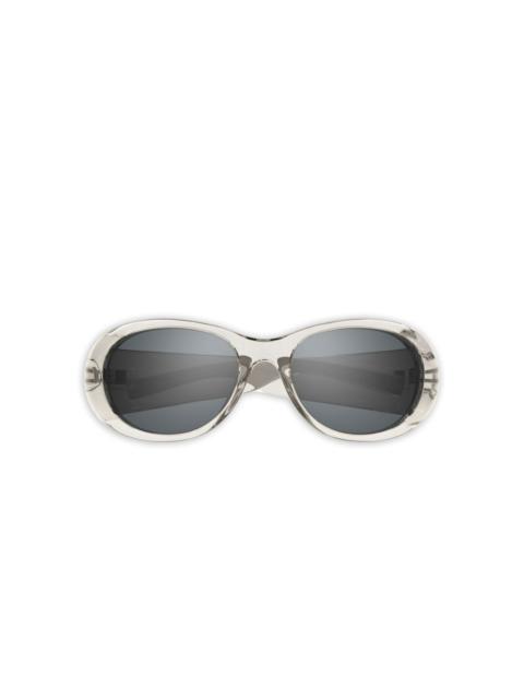 oval-frame sunglasses