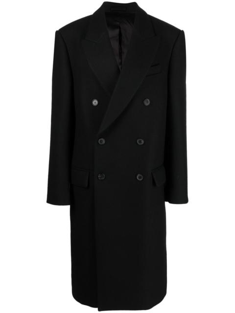 x Hailey Bieber virgin wool coat