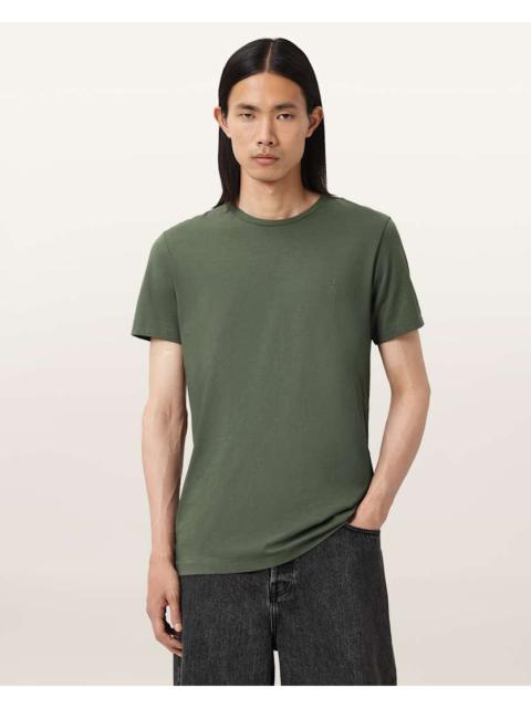 BRACE BRUSHED COTTON CREW NECK T-SHIRT