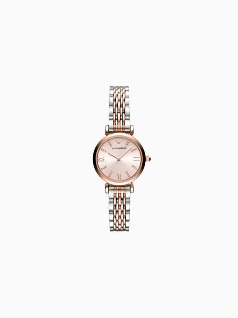 WOMEN'S TWO-HAND TWO-TONE STAINLESS STEEL WATCH
