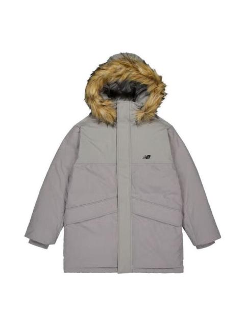 New Balance Warm Hooded Coat 'Grey' AMJ33330-TAG