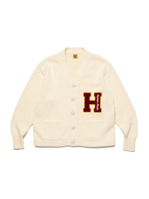 Human Made Low Gauge Knit Cardigan White