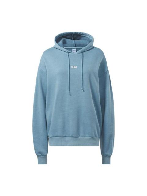 (WMNS) Reebok Classics Natural Dye Oversized Long Hoodie 'Blue' HS4747
