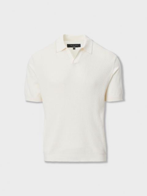 Saxon Silk-Cotton Polo Shirt