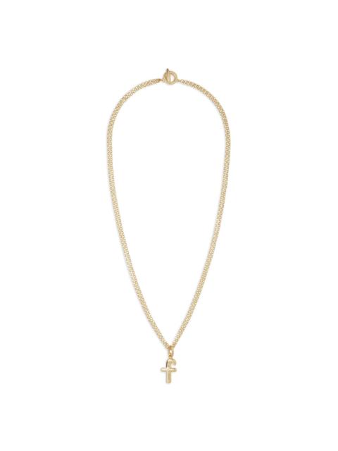 The Puffy Initial necklace