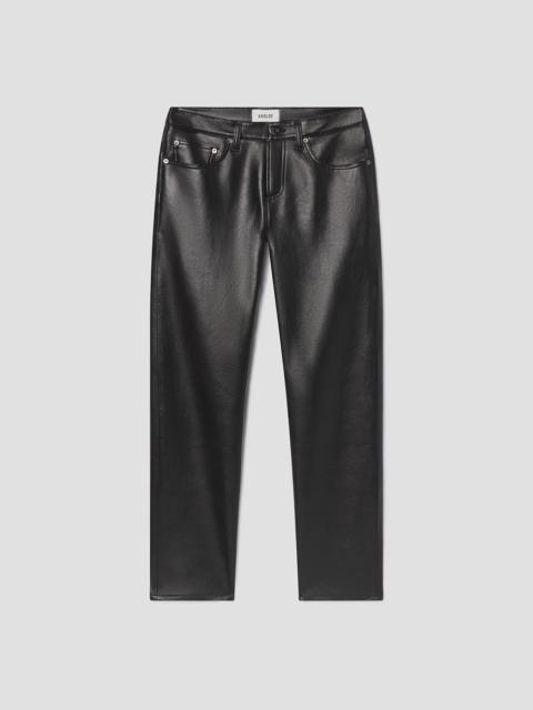 LOW RISE SLIM (RECYCLED LEATHER) IN DETOX