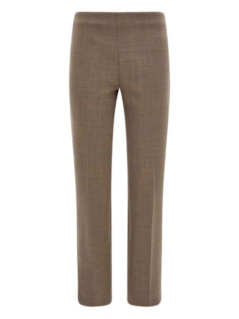 pressed-crease trousers