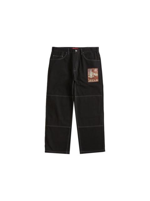 Supreme Mark Leckey Dream English Kid Twill Panel Pants Black