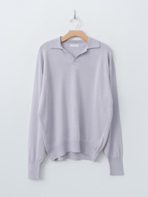 Cotton Knit Skipper Shirt - Lilac