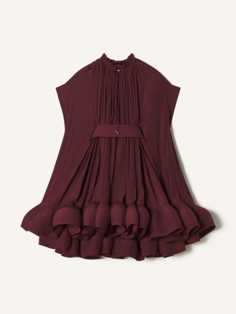 SHORT CHARMEUSE DRESS