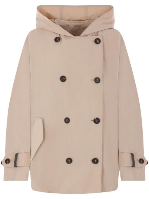 taffeta parka coat
