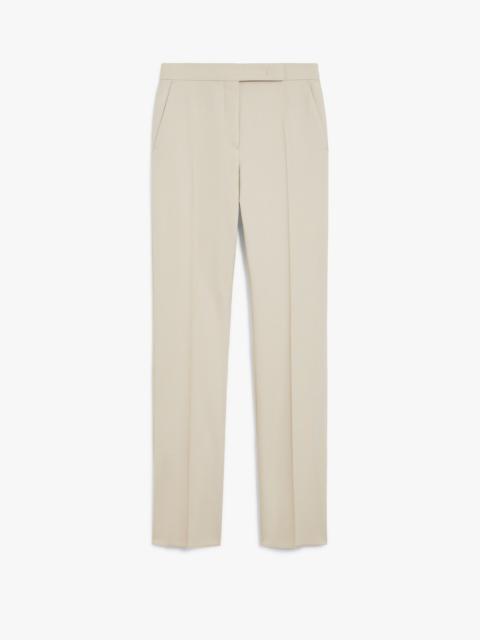 TURBIGO Straight-cut wool, mohair and silk trousers