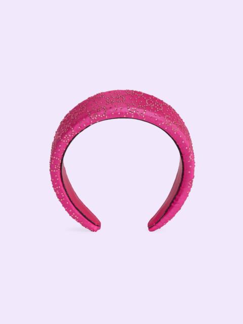GG crystal moiré headband