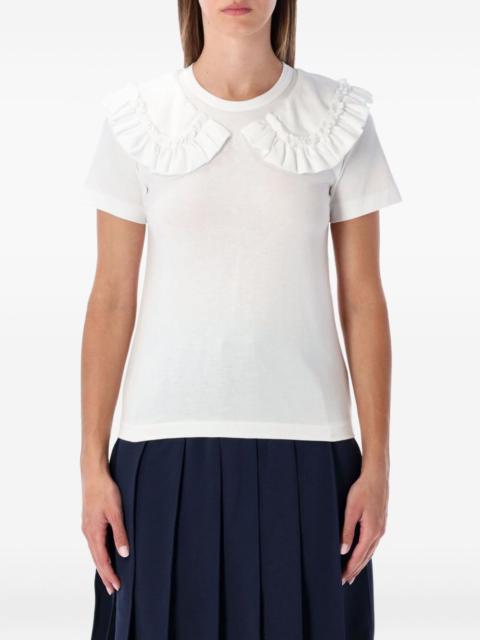 ruffled collar top