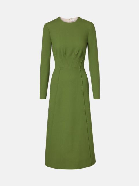 Collinson wool crêpe midi dress