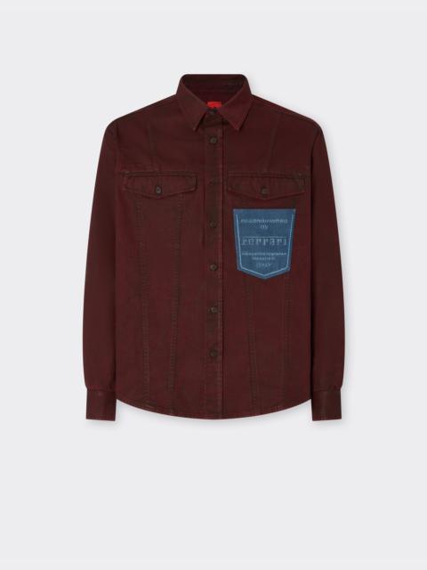 Reconditioned by Ferrari cotton overshirt jacket
