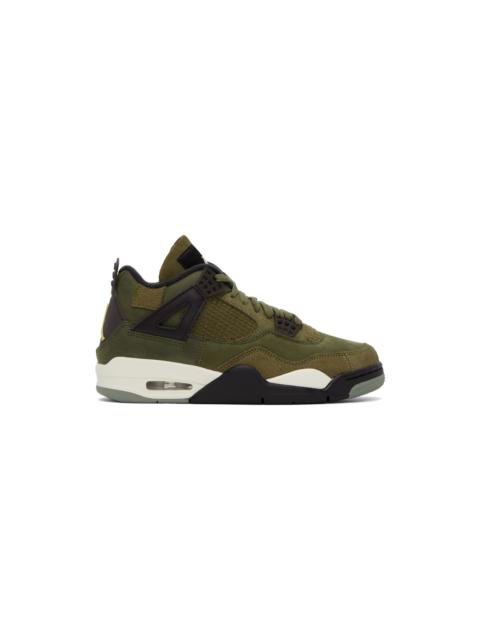 Green Air Jordan 4 Craft Sneakers