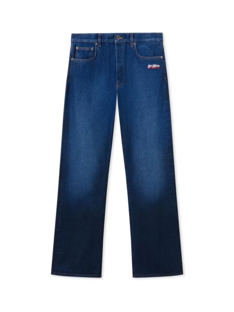 Spray Diagonal Relax Jeans