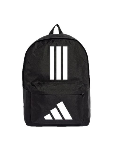 adidas 3 Stripes Backpack 'Black White' JD9563