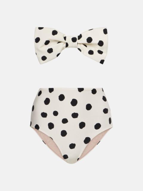 Strapless high-rise bikini