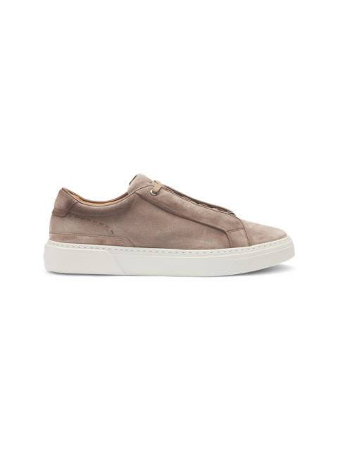 GARY LOW-TOP TRAINERS IN SUEDE