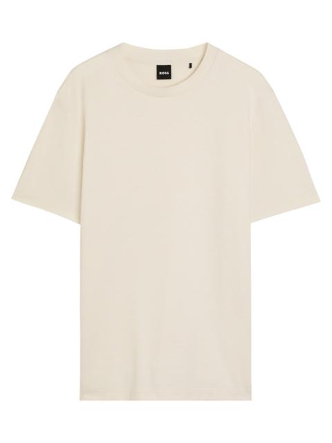 Boss Crew-neck Fine-knit Cotton T-shirt