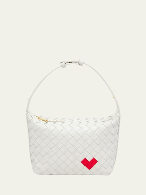 Mini Heart Intrecciato Shoulder Bag
