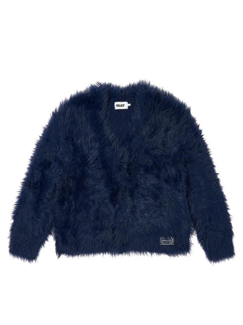 トップス palace yeti cardigan PALACE YETI CARDIGAN NAVY | REVERSIBLE