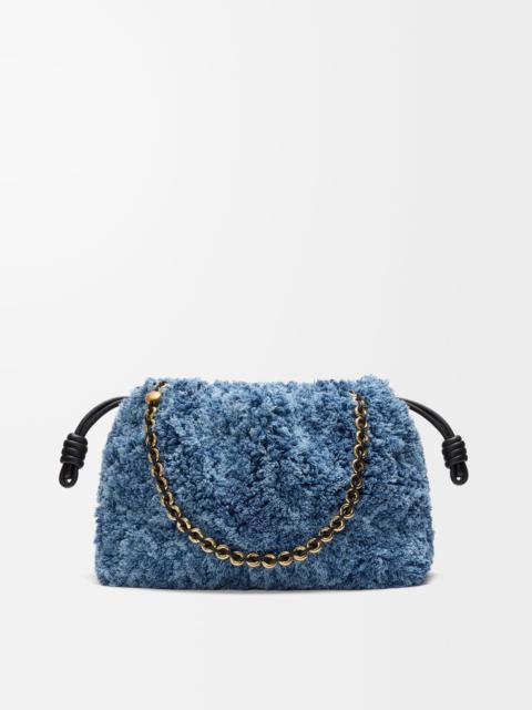 Medium Flamenco purse in denim