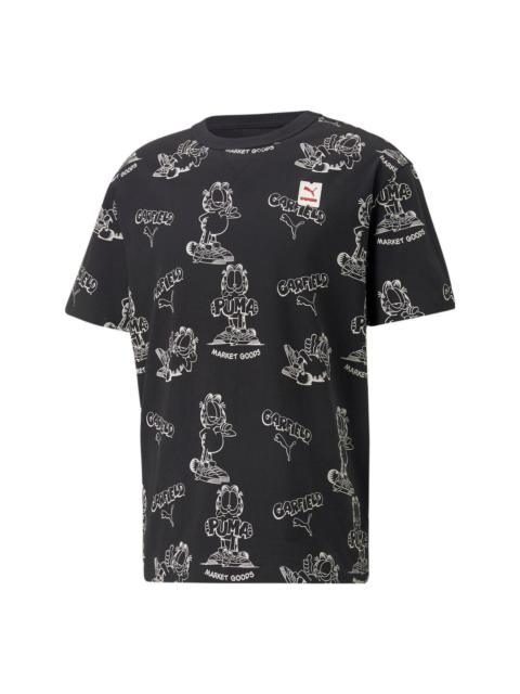PUMA x GARFIELD Printed Tee 'Black' 534434-01