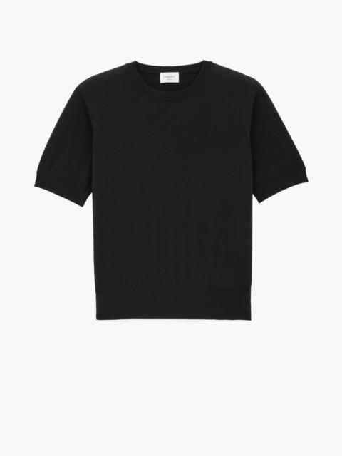 T-SHIRT SWEATER IN WOOL