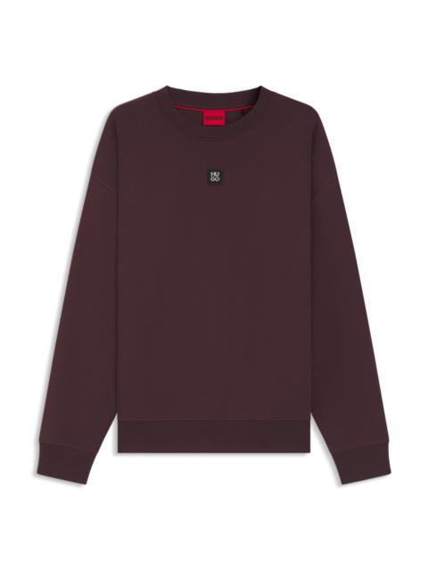 STACKED-LOGO SWEATSHIRT IN A COTTON BLEND