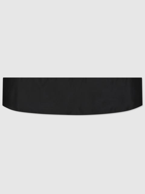 Satin cummerbund