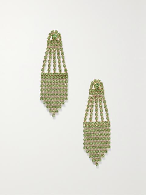Gold-tone Crystal Earrings