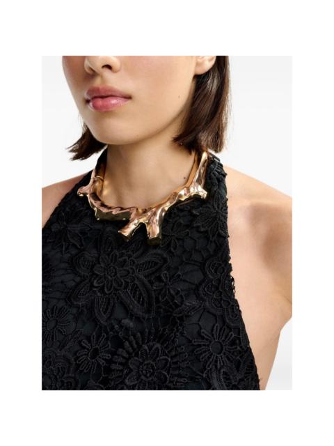 sculptural-design necklace