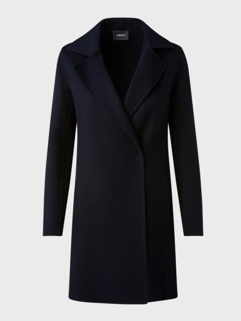 Bera Brushed Cashmere Doble-Breasted Coat