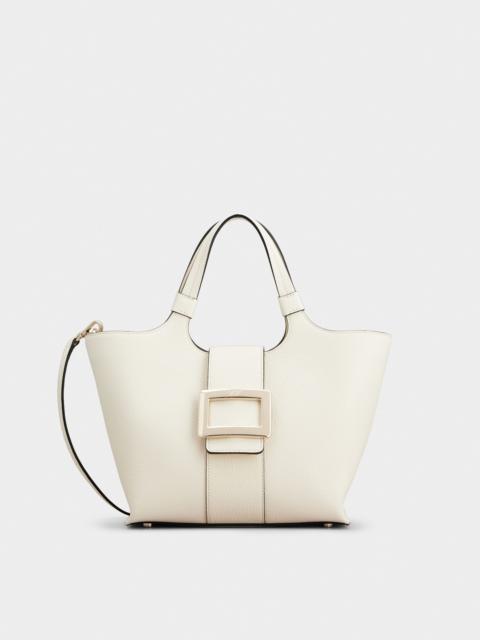 Belle Vivier Mini Shopping Bag in leather