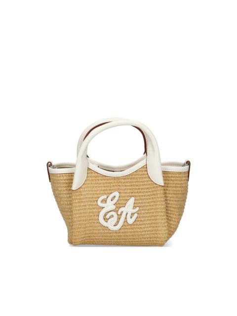 top-handles logo-detail bag