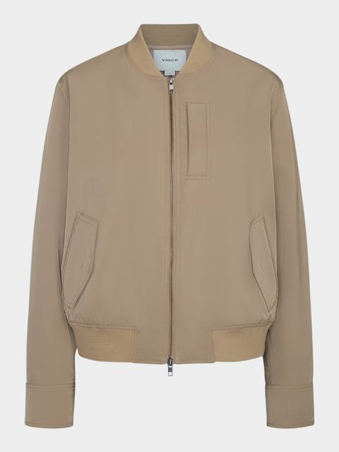 Relaxed Technical Bomber Jacket