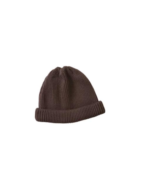 R5021 Cotton Roll Up Beanie - Dark Brown