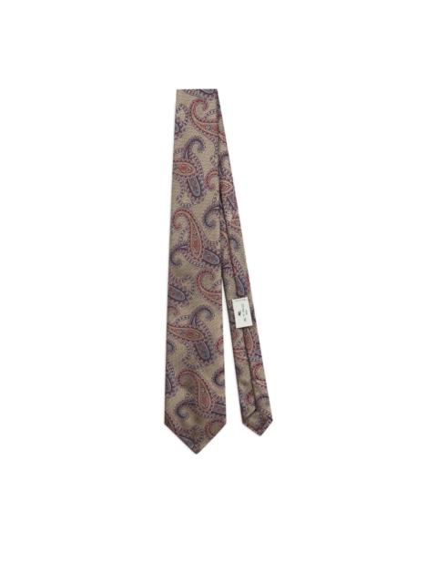paisley-pattern tie