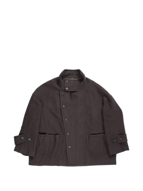 stand collar short coat