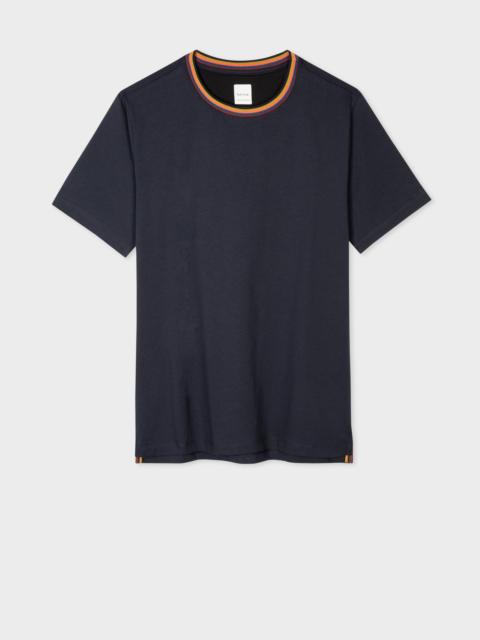 'Artist Stripe' Collar T-Shirt