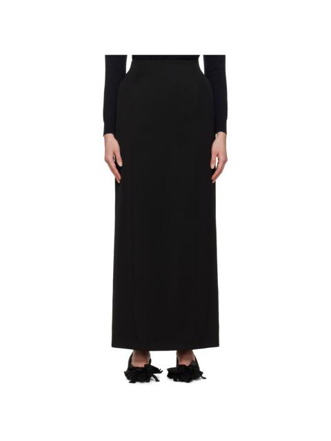 Black Hourglass Maxi Skirt