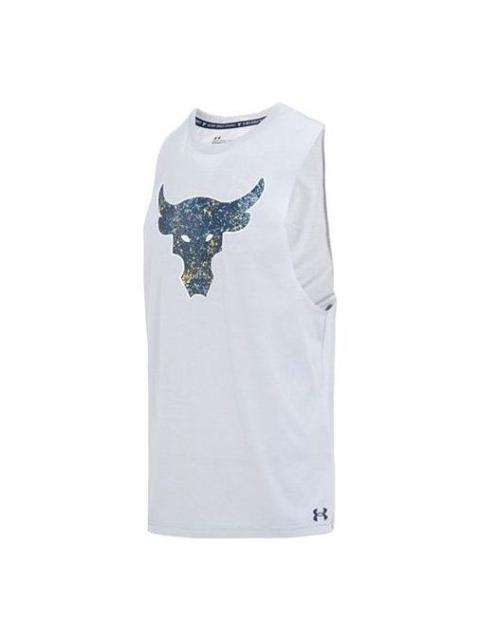 Under Armour Project Rock Brahma Bull Tank 'Grey Blue' 1371215-011