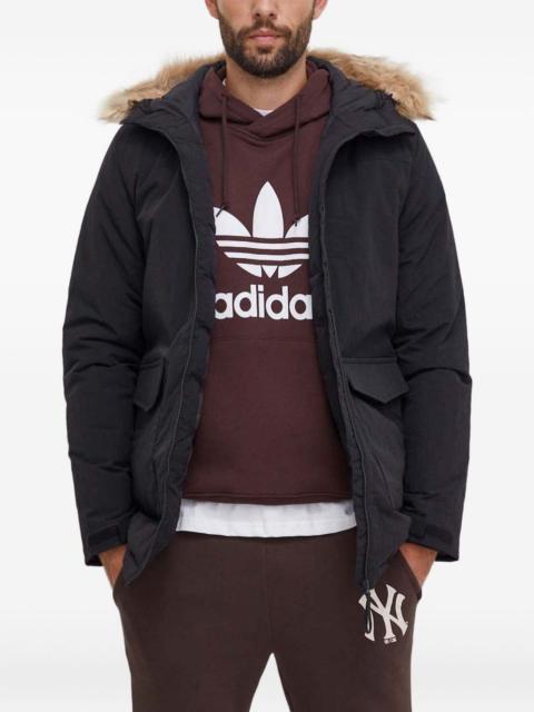 faux-fur hooded parka