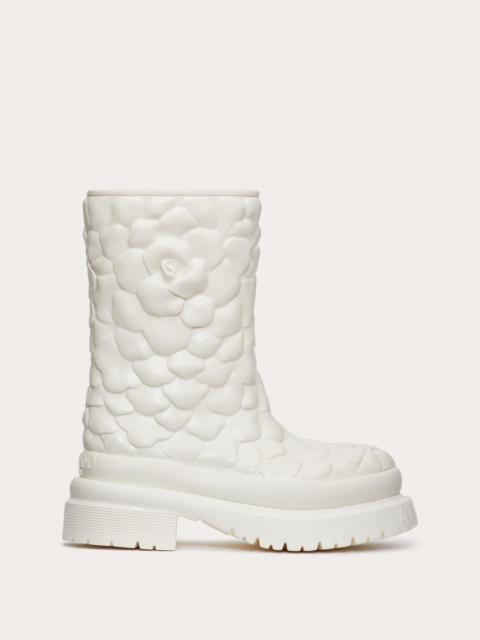 VALENTINO GARAVANI ATELIER SHOES 03 ROSE EDITION RUBBER ANKLE BOOT 50MM