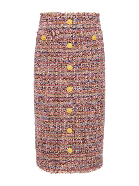 Tai Tweed Midi Skirt