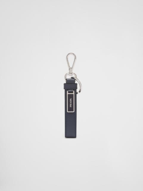 Saffiano Leather Keychain