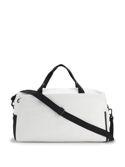 FAUX-LEATHER HOLDALL WITH REFLECTIVE ZIPS